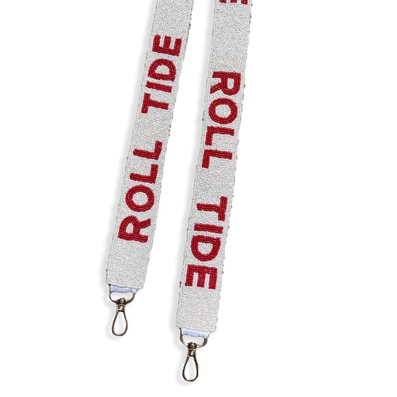 University of Alabama - Roll Tide Beaded Strap Handbag Strap - Picture 2 of 2